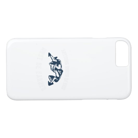 得ることの価値を持って何でもレスリングを Case-Mate iPhoneケース (裏面(横))