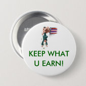 得るものを保って下さい 缶バッジ (正面&裏面)