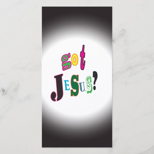 得イエスキリスト宗教的ブラックオーバル抽象芸術 (正面)