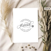 得エレガント結婚した結婚したI 案内状