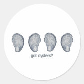 「得カキか」 ラウンドシール (正面)