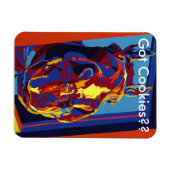 得クッキー??主磁石の馬 マグネット (横)