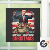 得クリスマストランプサンタ ウィンドウサイン (ホーム)