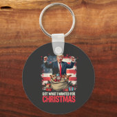 得クリスマストランプサンタ キーホルダー (正面)