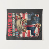 得クリスマストランプサンタ タペストリー (正面(横))