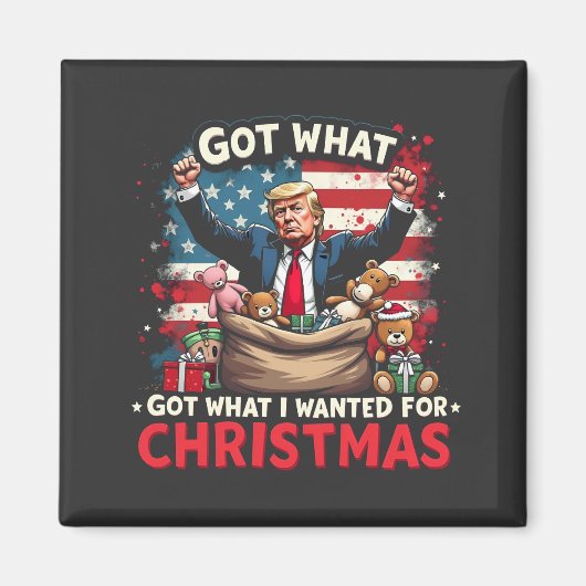 得クリスマストランプサンタ マグネット (正面)