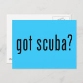 得スキューバ？ ポストカード (正面/裏面)