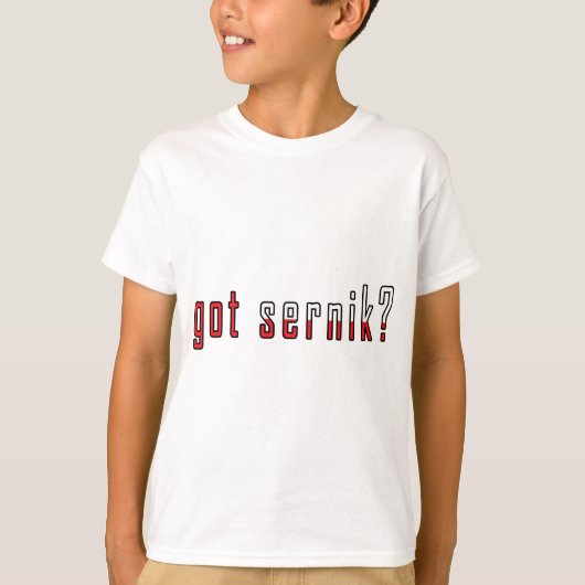 得セルニク?フラグ Tシャツ (正面)