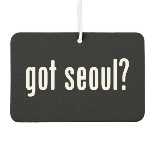 得ソウル？エアーフレッシュナー カーエアーフレッシュナー (正面)