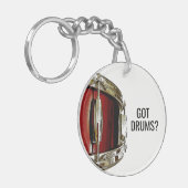 得ドラム？ドラムスネアドラムパーカッション キーホルダー (正面左)