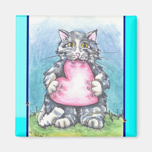 得ハート磁石 マグネット (正面)