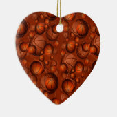 得バスケットボール？ セラミックオーナメント (右)