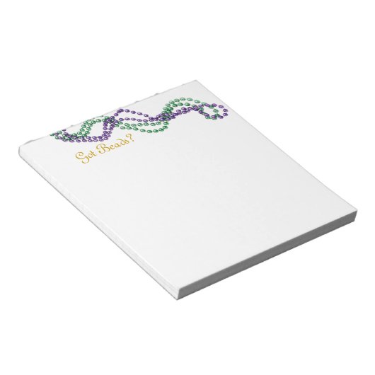 得ビーズ? ノートパッド (アングル)