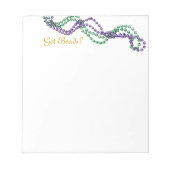 得ビーズ? ノートパッド (正面)