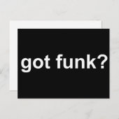 得ファンクブラック ポストカード (正面/裏面)