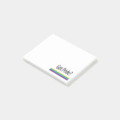 得プライド? ポストイット (アングル)