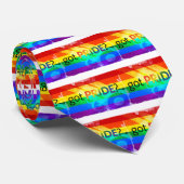 得プライドLGBT国旗 ネクタイ (ロール)