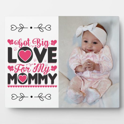 得ママの歯垢への大きな愛情 フォトプラーク (正面)