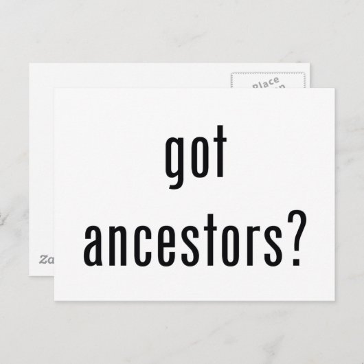 得先祖？ ポストカード (正面/裏面)