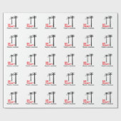 得力？リン感謝していマン ラッピングペーパー (フラット)