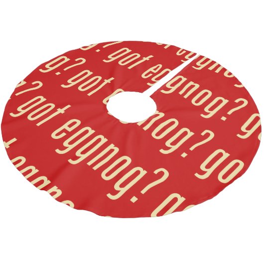 得卵？ ブラッシュドポリエステルツリースカート (アングル)