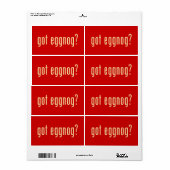 得卵？ ラベル (フルシート)