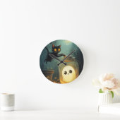 得君 ラウンド壁時計 (ホーム)