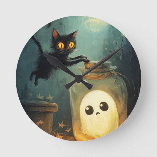 得君 ラウンド壁時計 (正面)