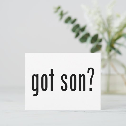 得息子? ポストカード (スタンド正面)