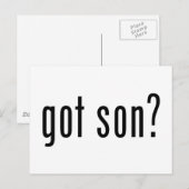 得息子？ ポストカード (正面/裏面)