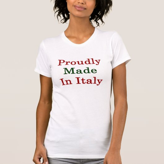 得意気にイタリア製 Tシャツ (正面)