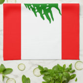 得意気にレバノン人-レバノンがあること誇りを持ったな-レバノン キッチンタオル (折り畳み)