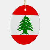 得意気にレバノン人-レバノンがあること誇りを持ったな-レバノン セラミックオーナメント (右)
