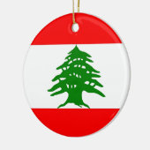 得意気にレバノン人-レバノンがあること誇りを持ったな-レバノン セラミックオーナメント (左)