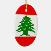 得意気にレバノン人-レバノンがあること誇りを持ったな-レバノン セラミックオーナメント (右)