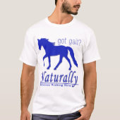 得歩き?ナチュラルテネシー歩くホース Tシャツ (正面)