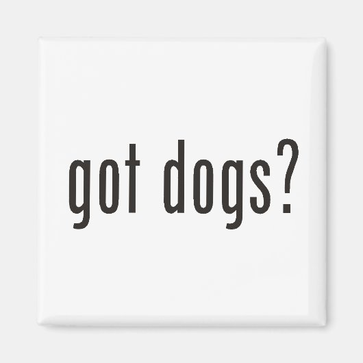 得犬? マグネット (正面)