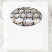 得社会主義？ 楕円形シール (バッグ)