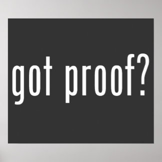 得証拠？ ポスター