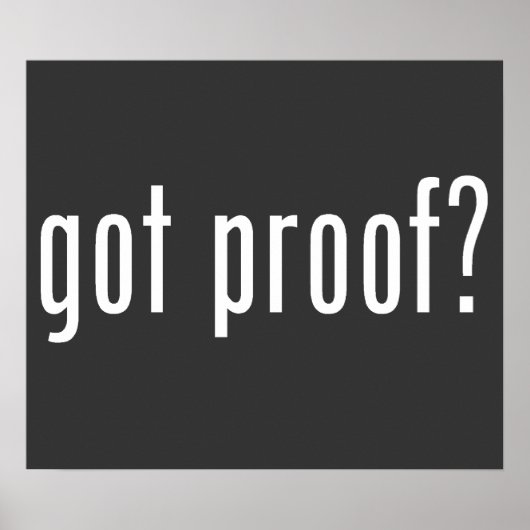 得証拠? ポスター (正面)