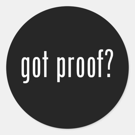 得証拠？ ラウンドシール (正面)