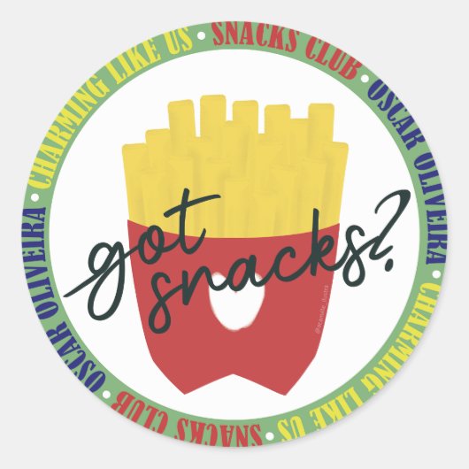 得軽食 – AC ラウンドシール (正面)