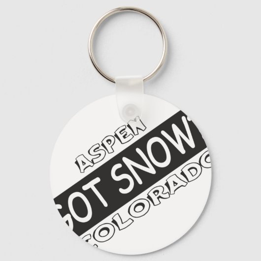 得雪 – 《植物》アスペン キーホルダー (正面)