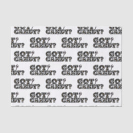 得飴？ブラック&ホワイトスカルズスクカーハロウィーン 薄葉紙