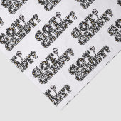 得飴？ブラック&ホワイトスカルズスクカーハロウィーン 薄葉紙 (詳細)