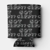 得飴？白黒スカルハロウィーン 缶クーラー (裏面)