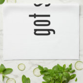 得魂？ キッチンタオル (折り畳み)