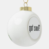 得魂？ セラミックボールオーナメント (左)