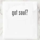 得魂? 楕円形シール (バッグ)