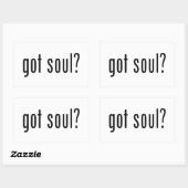 得魂？ 長方形シール (シート)